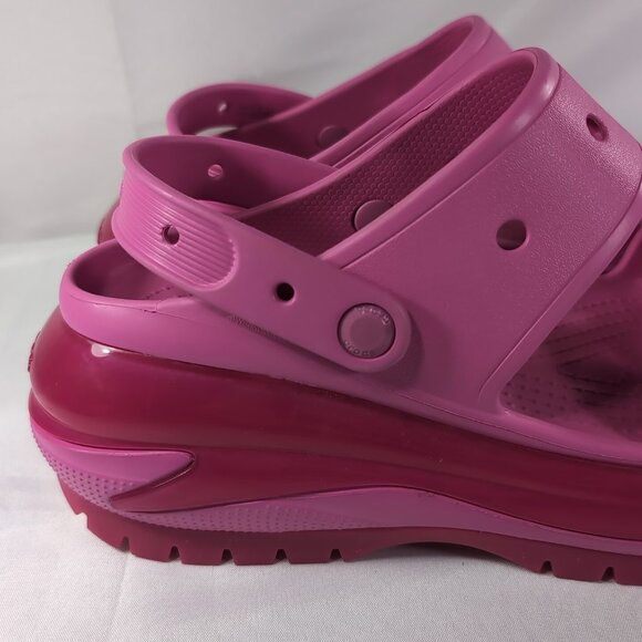 Crocs Classic Mega Crush Juice Pink Unisex Sandals 11 M11/W12.5 207989 Platform - Picture 5 of 16